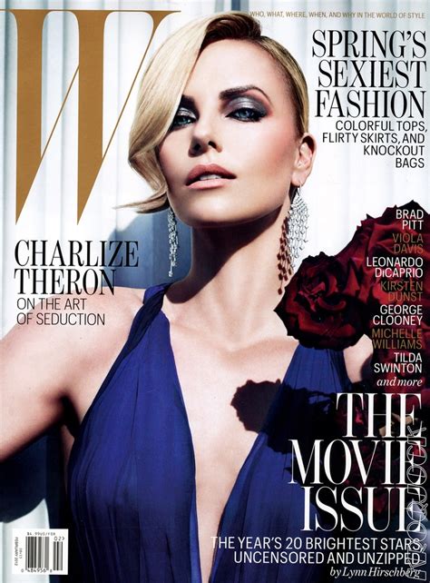 charlize theron boobs|Charlize Theron poses nude for W Magazine